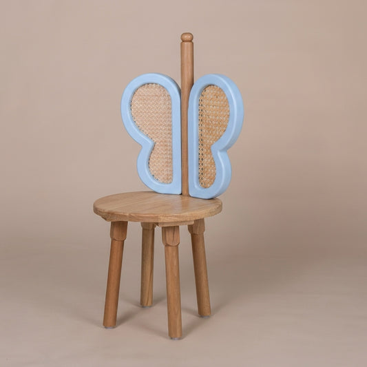 Butterfly Rattan Chair - Blue