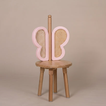 Butterfly Rattan Chair - Pink