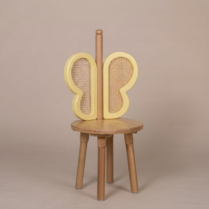 Butterfly Rattan Chair - Yellow