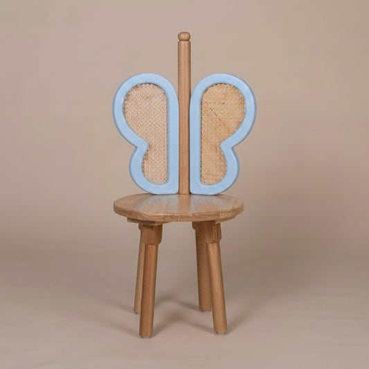 Butterfly Rattan Chair - Blue