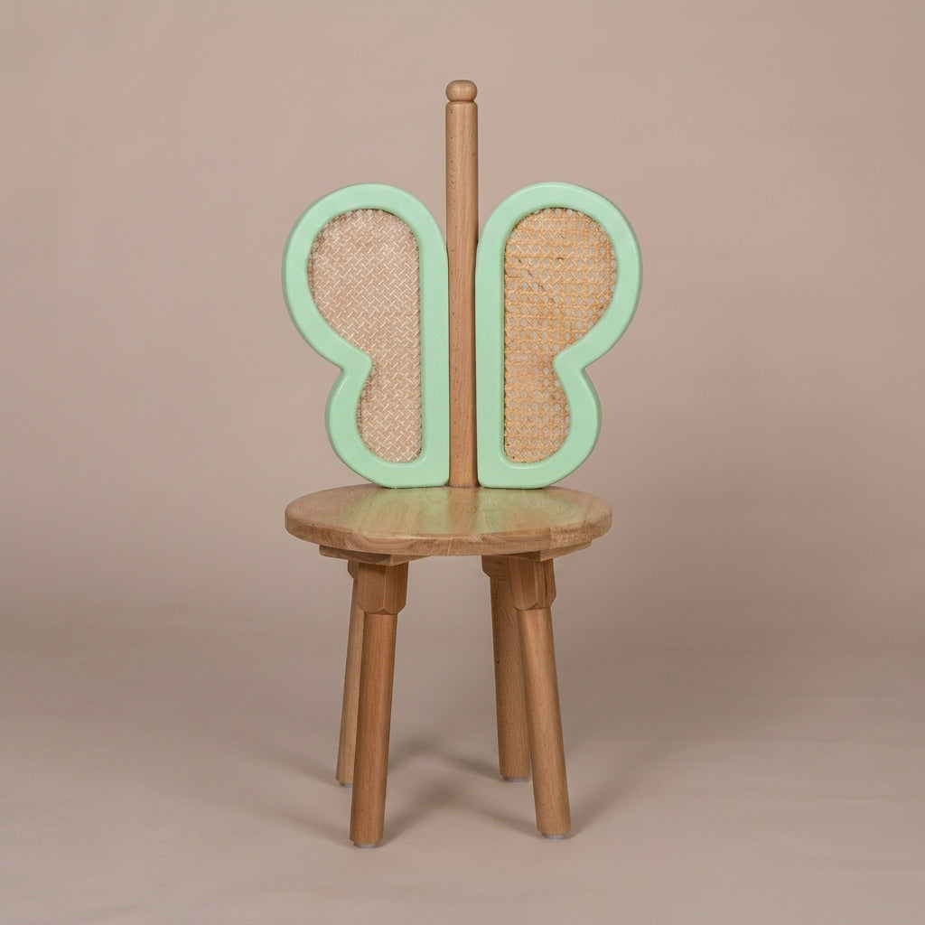 Butterfly Rattan Chair - Green