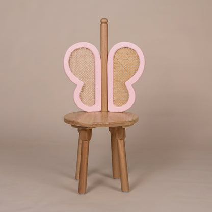 Butterfly Rattan Chair - Pink